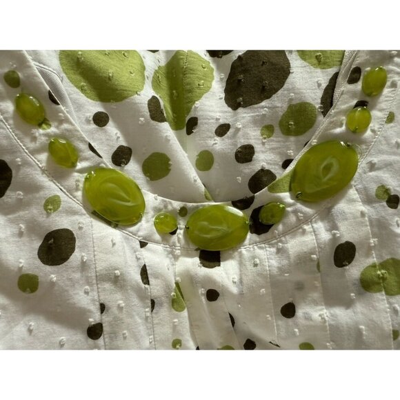 rabbit rabbit rabbit dress beaded neckline lined Sunday Best Textured Pleated‎ - Picture 6 of 6